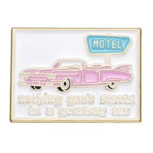 TAYLOR SWIFT NOTHING GOOD STARTS IN A GETAWAY CAR ENAMEL LAPEL PIN BROOCH NWT